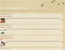 Tablet Screenshot of grandmaspurse.blogspot.com