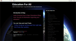 Desktop Screenshot of hanseducation.blogspot.com