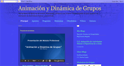 Desktop Screenshot of animacionguia.blogspot.com