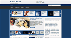 Desktop Screenshot of muslimwanita.blogspot.com