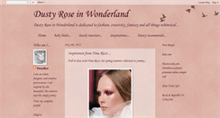 Desktop Screenshot of dustyroseinwonderland.blogspot.com