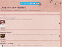 Tablet Screenshot of dustyroseinwonderland.blogspot.com