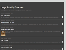 Tablet Screenshot of largefamilyfinances.blogspot.com