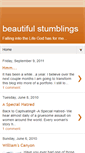 Mobile Screenshot of beautifulstumblings.blogspot.com