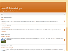 Tablet Screenshot of beautifulstumblings.blogspot.com