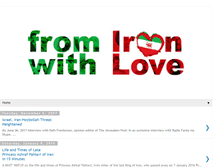 Tablet Screenshot of fromiranwithlove.blogspot.com