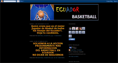Desktop Screenshot of ecuadorbasketball.blogspot.com