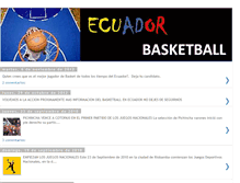 Tablet Screenshot of ecuadorbasketball.blogspot.com