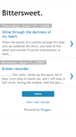 Mobile Screenshot of bittersweetserene.blogspot.com