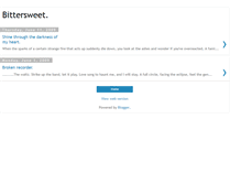 Tablet Screenshot of bittersweetserene.blogspot.com