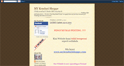 Desktop Screenshot of mykendurishoppe.blogspot.com