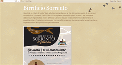 Desktop Screenshot of birrificiosorrento.blogspot.com