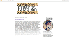 Desktop Screenshot of foreverash.blogspot.com