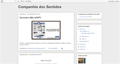 Desktop Screenshot of companhiadossentidos.blogspot.com