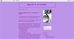 Desktop Screenshot of beastskitchen.blogspot.com