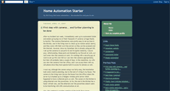 Desktop Screenshot of homeautomationstarter.blogspot.com