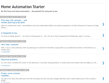 Tablet Screenshot of homeautomationstarter.blogspot.com