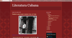 Desktop Screenshot of literaturacubana-laz.blogspot.com