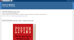 Desktop Screenshot of freetobelieve.blogspot.com
