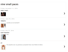 Tablet Screenshot of ninesmallpaces.blogspot.com
