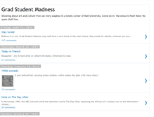 Tablet Screenshot of gradstudentmadness.blogspot.com