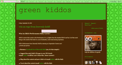 Desktop Screenshot of greenkiddos.blogspot.com