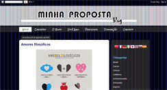 Desktop Screenshot of minhaproposta.blogspot.com