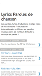 Mobile Screenshot of paroleschanson.blogspot.com