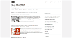Desktop Screenshot of gianscarrier.blogspot.com