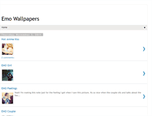 Tablet Screenshot of emowalpaper.blogspot.com