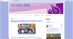 Desktop Screenshot of ajimalang.blogspot.com