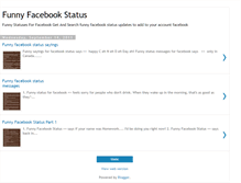 Tablet Screenshot of efunnyfacebookstatus.blogspot.com