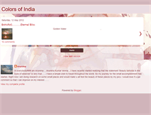 Tablet Screenshot of coloursofindia-arunima.blogspot.com