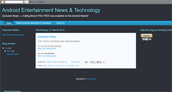 Desktop Screenshot of androidentertainmentnews.blogspot.com