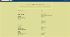 Desktop Screenshot of debsrecipebook.blogspot.com