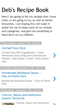 Mobile Screenshot of debsrecipebook.blogspot.com