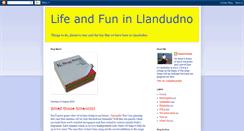 Desktop Screenshot of lifeandfuninllandudno.blogspot.com