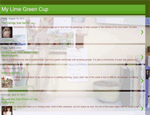 Tablet Screenshot of limegreencup.blogspot.com