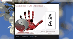 Desktop Screenshot of anjoushiatsu.blogspot.com