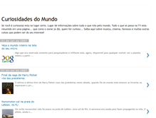 Tablet Screenshot of curiosidadesmundo.blogspot.com