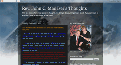 Desktop Screenshot of johncmaciverthoughts.blogspot.com