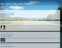 Tablet Screenshot of johncmaciverthoughts.blogspot.com