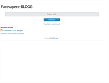 Tablet Screenshot of faresapere.blogspot.com