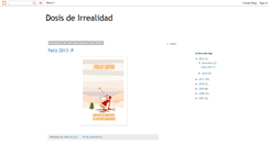 Desktop Screenshot of dosisdeirrealidad.blogspot.com