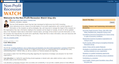 Desktop Screenshot of nonprofitrecessionwatch.blogspot.com