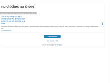 Tablet Screenshot of noclothesnoshoes.blogspot.com