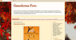 Desktop Screenshot of ganodermaperu12.blogspot.com