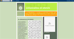 Desktop Screenshot of comunicamosensilencio.blogspot.com