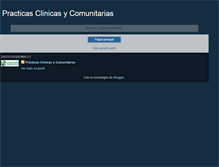 Tablet Screenshot of practicaclinicasycomunitarias.blogspot.com