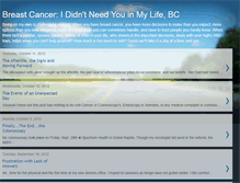 Tablet Screenshot of donaleeandbreastcancer.blogspot.com